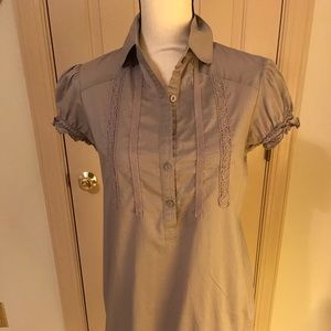 Be bop gray shirt dress. Size medium